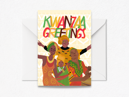 Kwanzaa Greetings Holiday Card