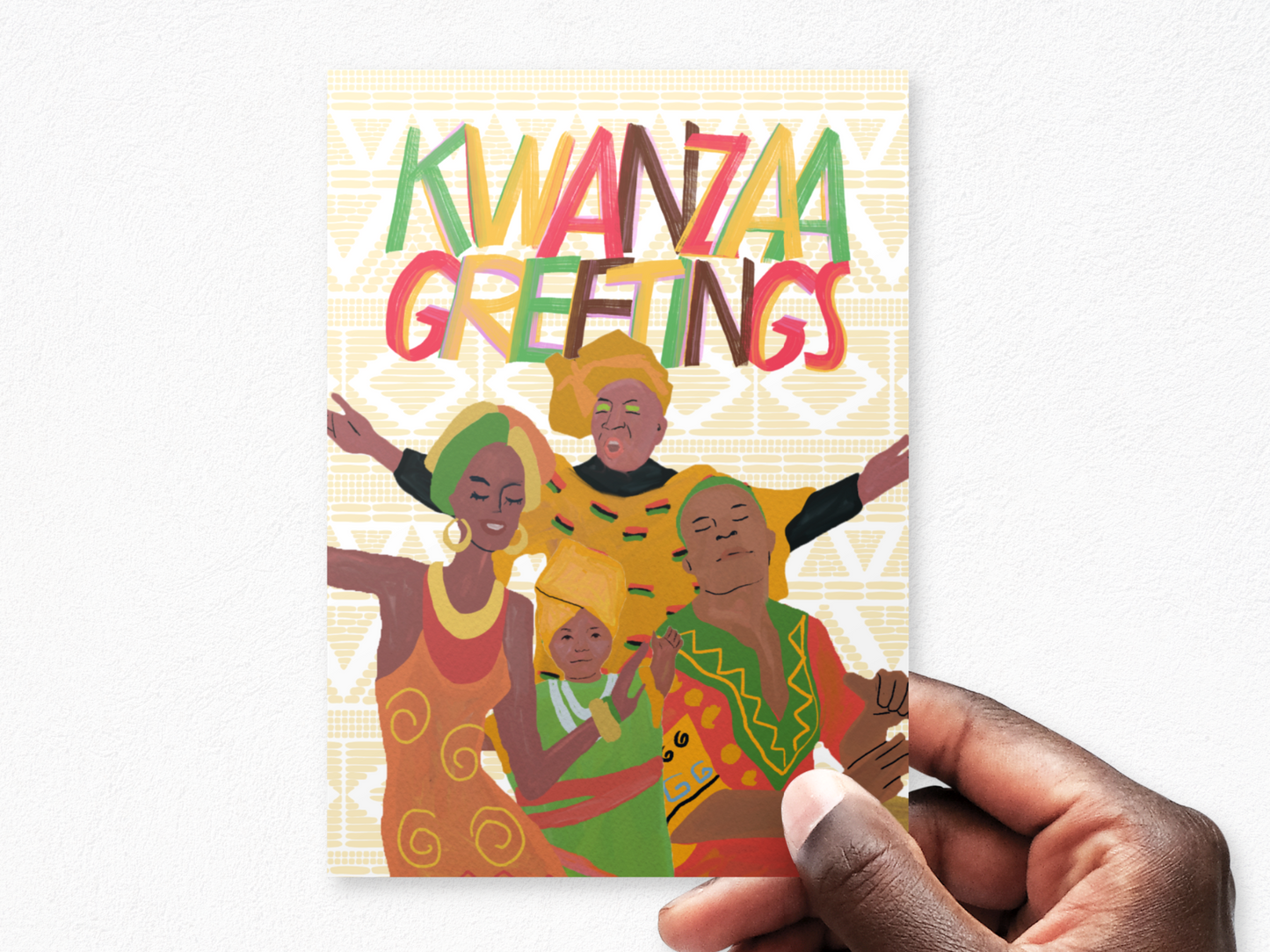 Kwanzaa Greetings Holiday Card